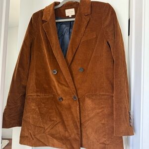 Sezane Brown Corduroy Blazer . Size FR 40 US 8